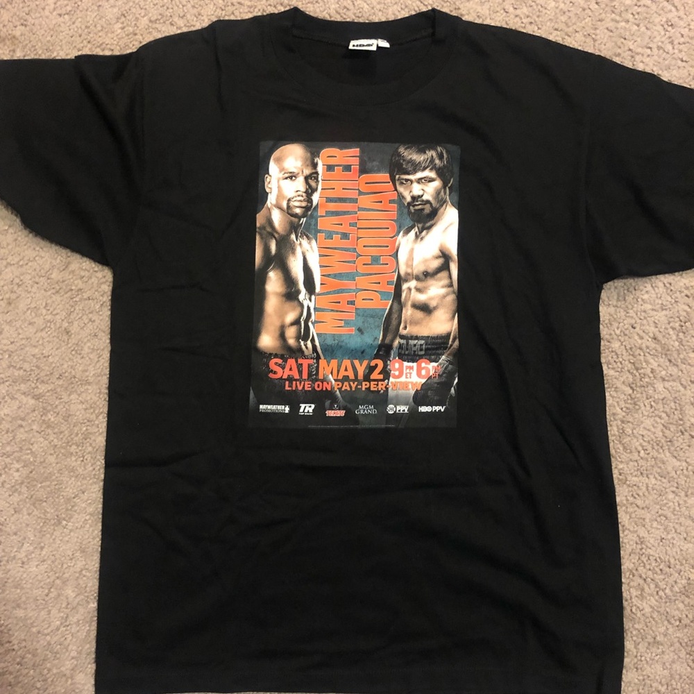 HBO Boxing Manny vs Floyd Promo shirt